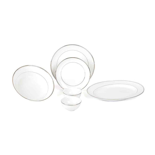 21 pc Dinner set Coupe Shape | Platinum | Infinity Platinum ICHKAN by Day To Day