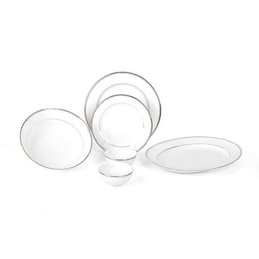21 pc Dinner set Georgian Shape | Platinum | Infinity Platinum ICHKAN by Day To Day