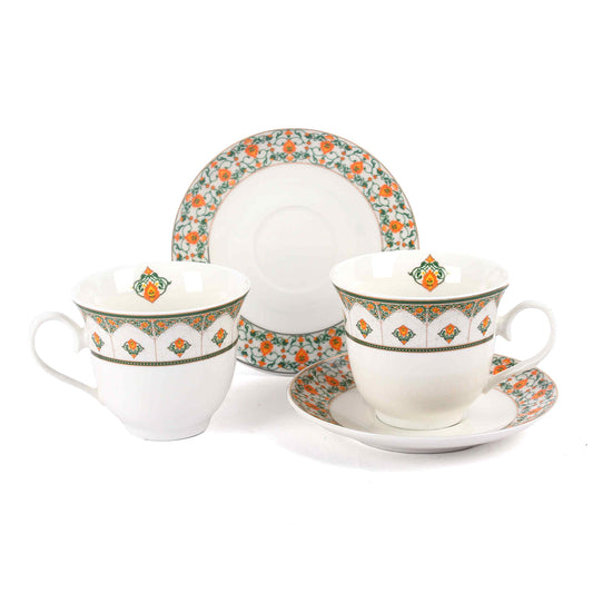 Tea Cup and Saucer Set 12 Pcs | Jashn | Ichkan Roots