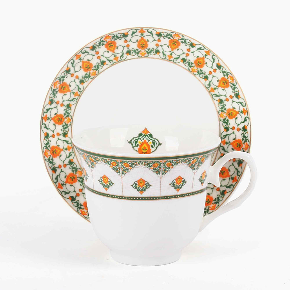 Tea Cup and Saucer Set 12 Pcs | Jashn | Ichkan Roots