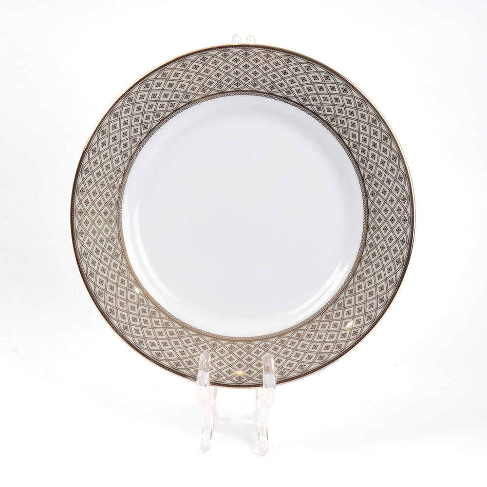 Porcelain Dinner Set 41pc | Gold | Jewel Cream ICHKAN by Day To Day