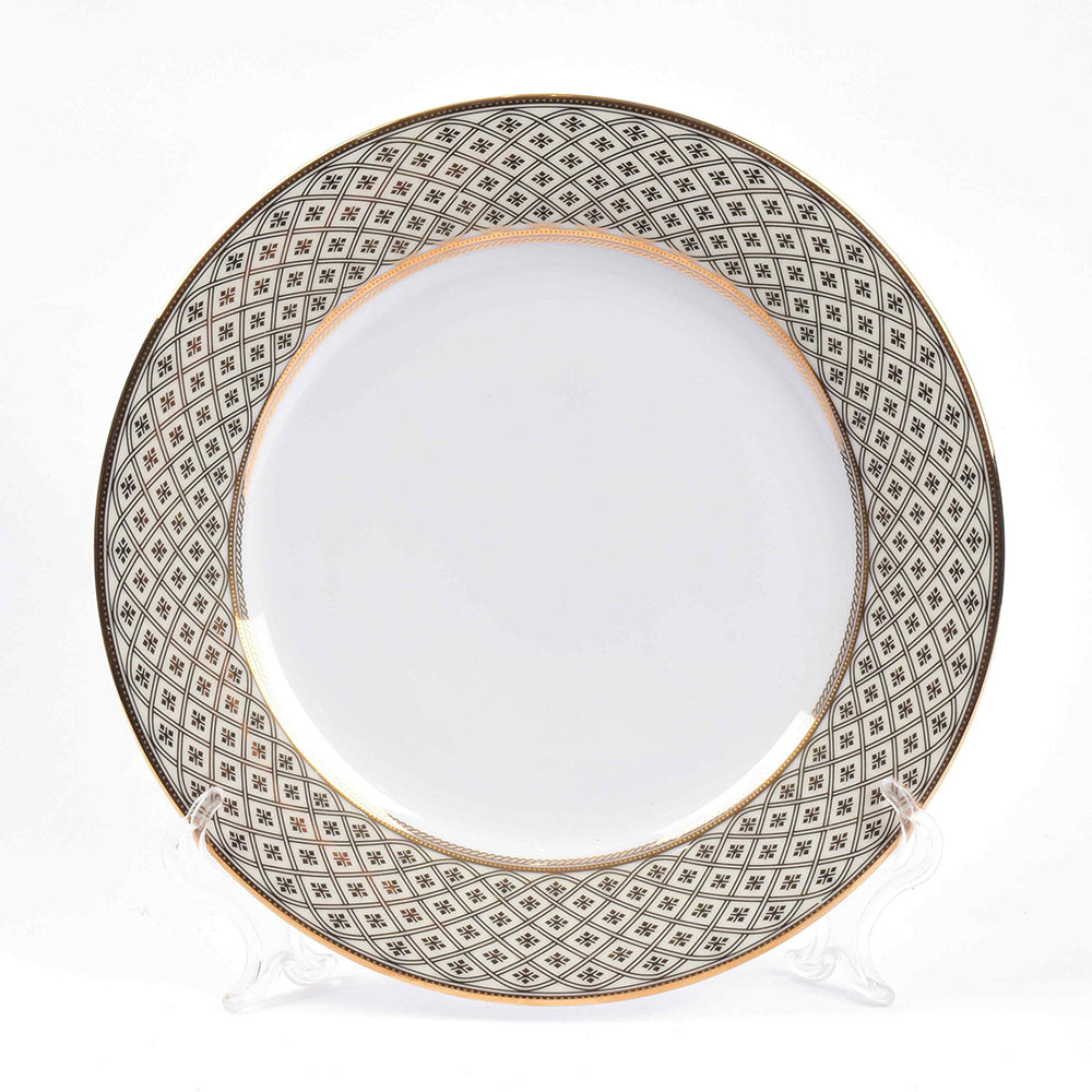 Porcelain Dinner Set 41pc | Gold | Jewel Cream ICHKAN by Day To Day