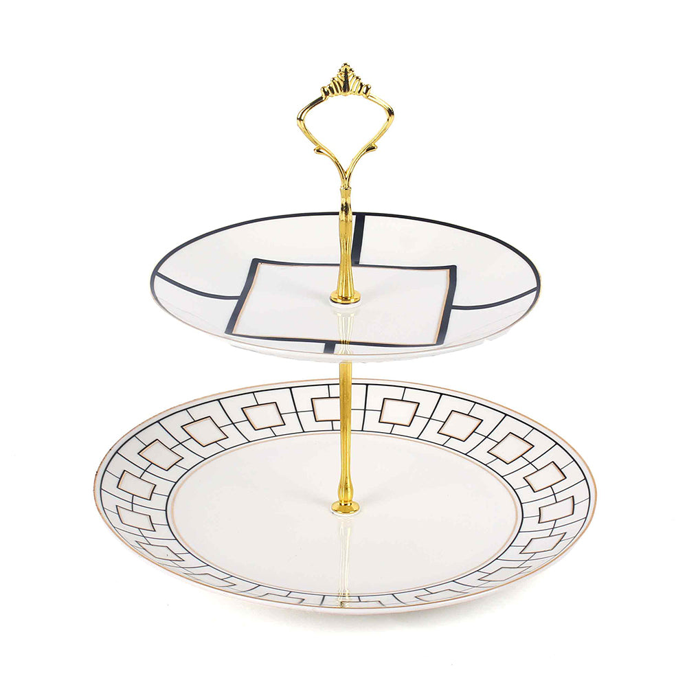 2 Tier Dessert Platter | Matrix | Ichkan Roots