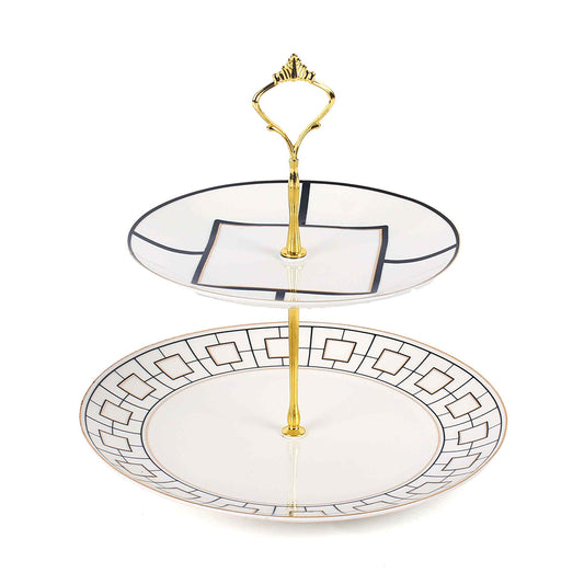 2 Tier Dessert Platter | Matrix | Ichkan Roots