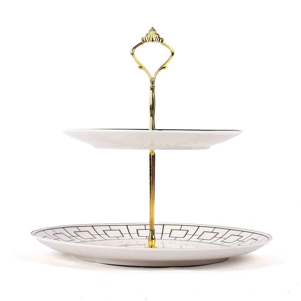 2 Tier Dessert Platter | Matrix | Ichkan Roots