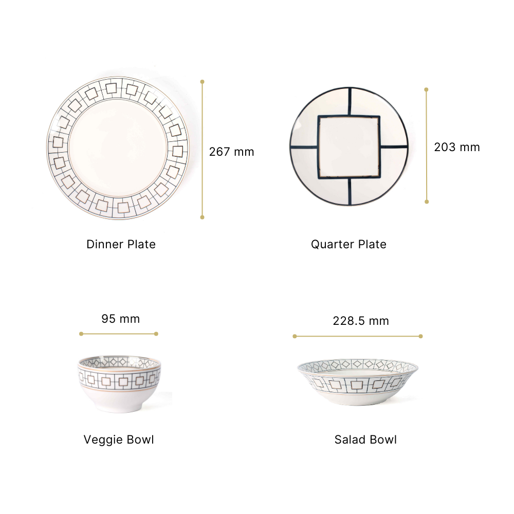 27 Pc Dinner set | Matrix | Ichkan Roots
