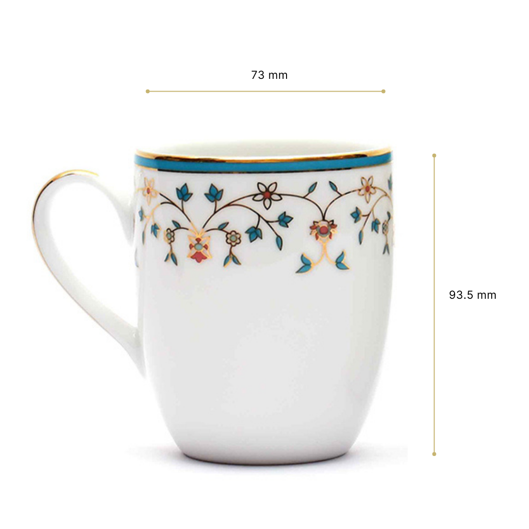 Coupe Coffee Mug Set of 6 | Blue | Mavi ICHKAN