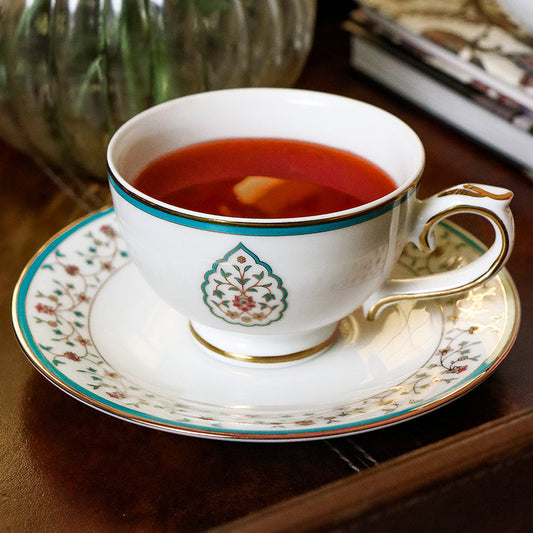 Macchiato Cup & Saucer 12 Pcs - Gift Box | Blue | Mavi ICHKAN