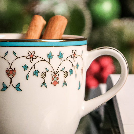 Pete's Coffee Mug Set of 4 - Gift Box | Blue | Mavi ICHKAN