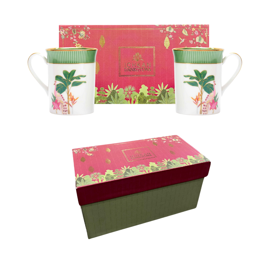 Classic Coffee Mug Set of 2 | Green | Mayura ICHKAN