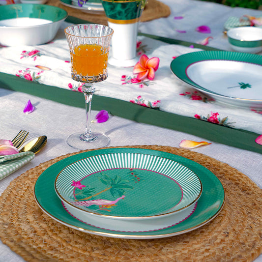 21 pc Dinner set | Green | Mayura ICHKAN