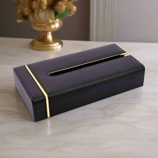 Sleeve Tissue Box | Black | Midnight ICHKAN by Day To Day