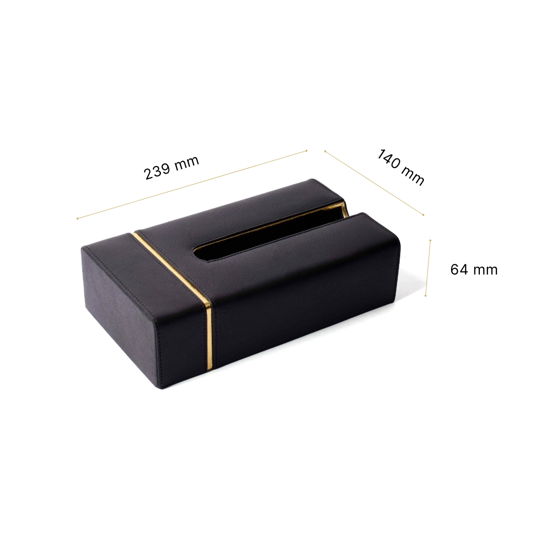 Rectangle tissue Box | Black | Midnight