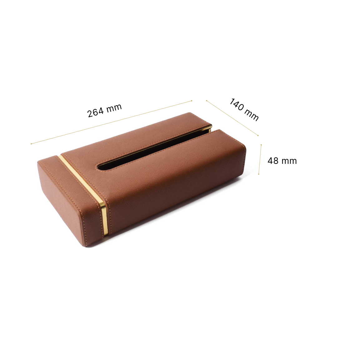 Sleeve Tissue Box | Brown | Midnight