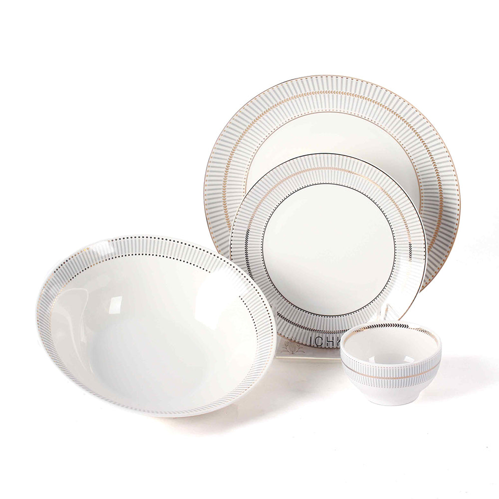 27 Pc Dinner set | Monarchy Grey | Ichkan Roots
