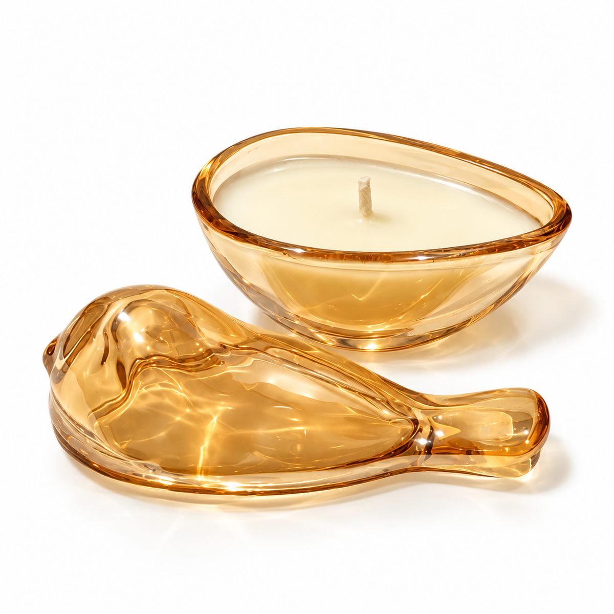 Moon Garden Scented Soy Wax Candle with Lid | Golden ICHKAN by Day To Day