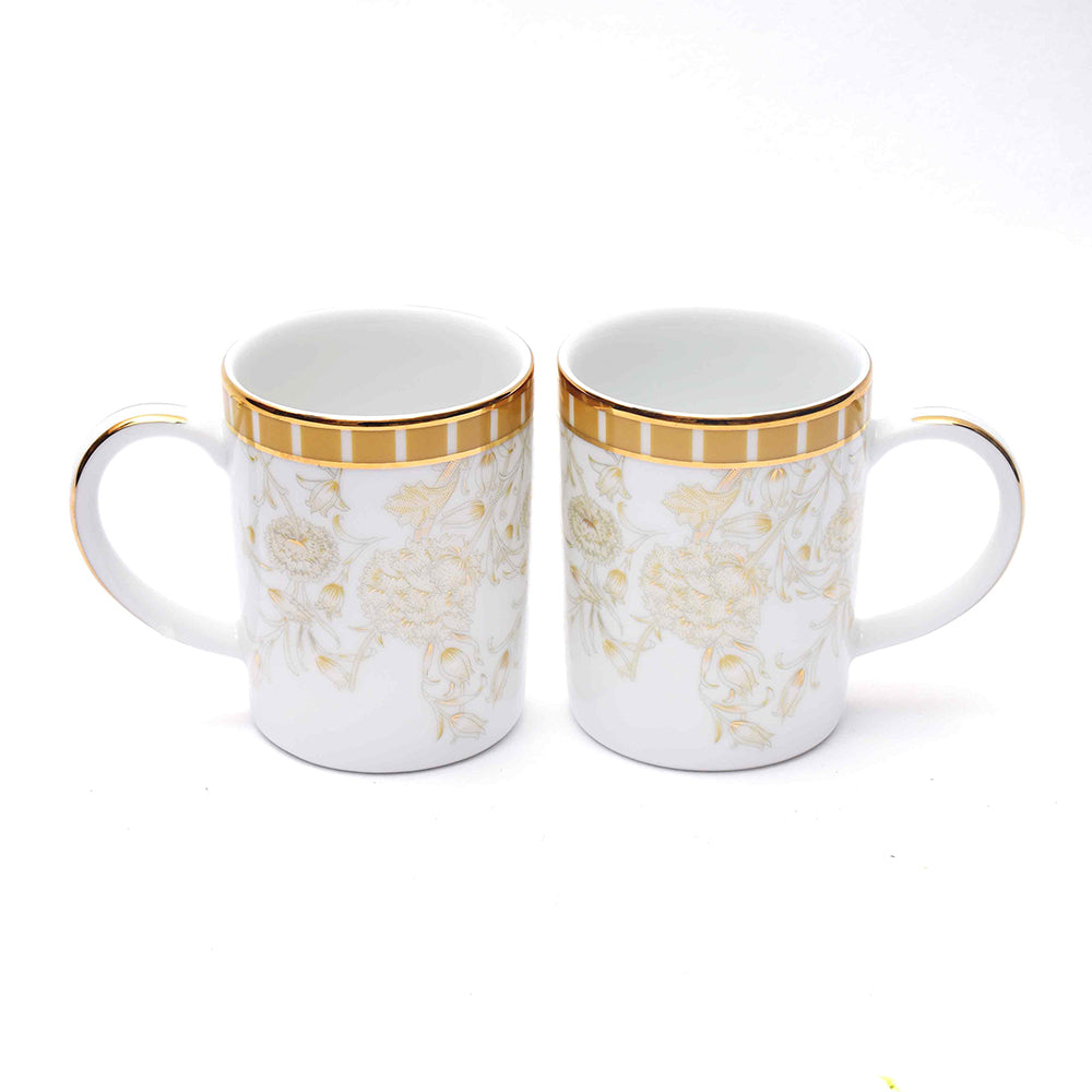 Slim Coffee Mug Set of 2 | Yellow | Mustard iris ICHKAN by Day To Day