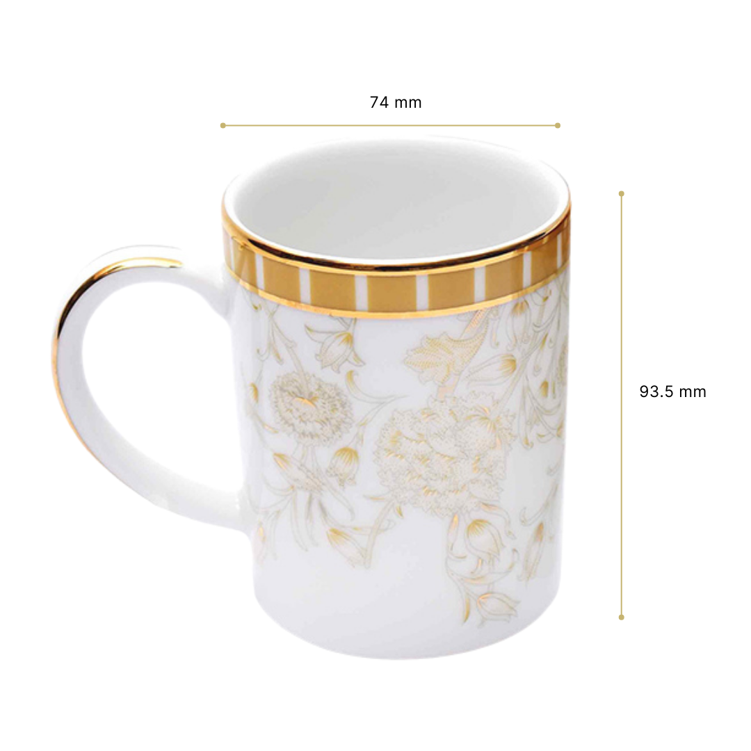 Slim Coffee Mug Set of 6 | Yellow | Mustard iris ICHKAN by Day To Day