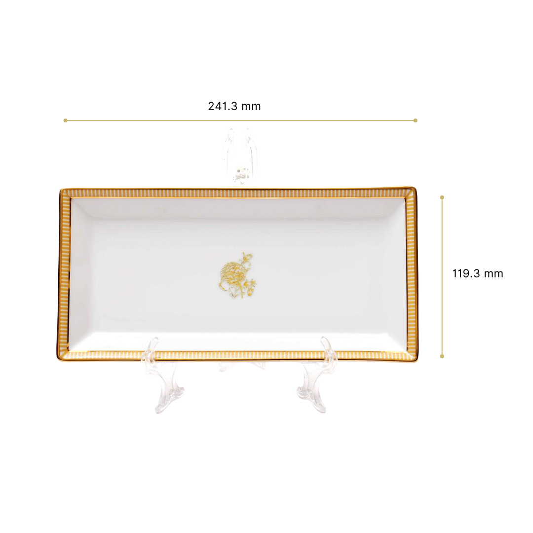 Rectangle Snack Tray/Platter Small | Yellow | Mustard Iris ICHKAN