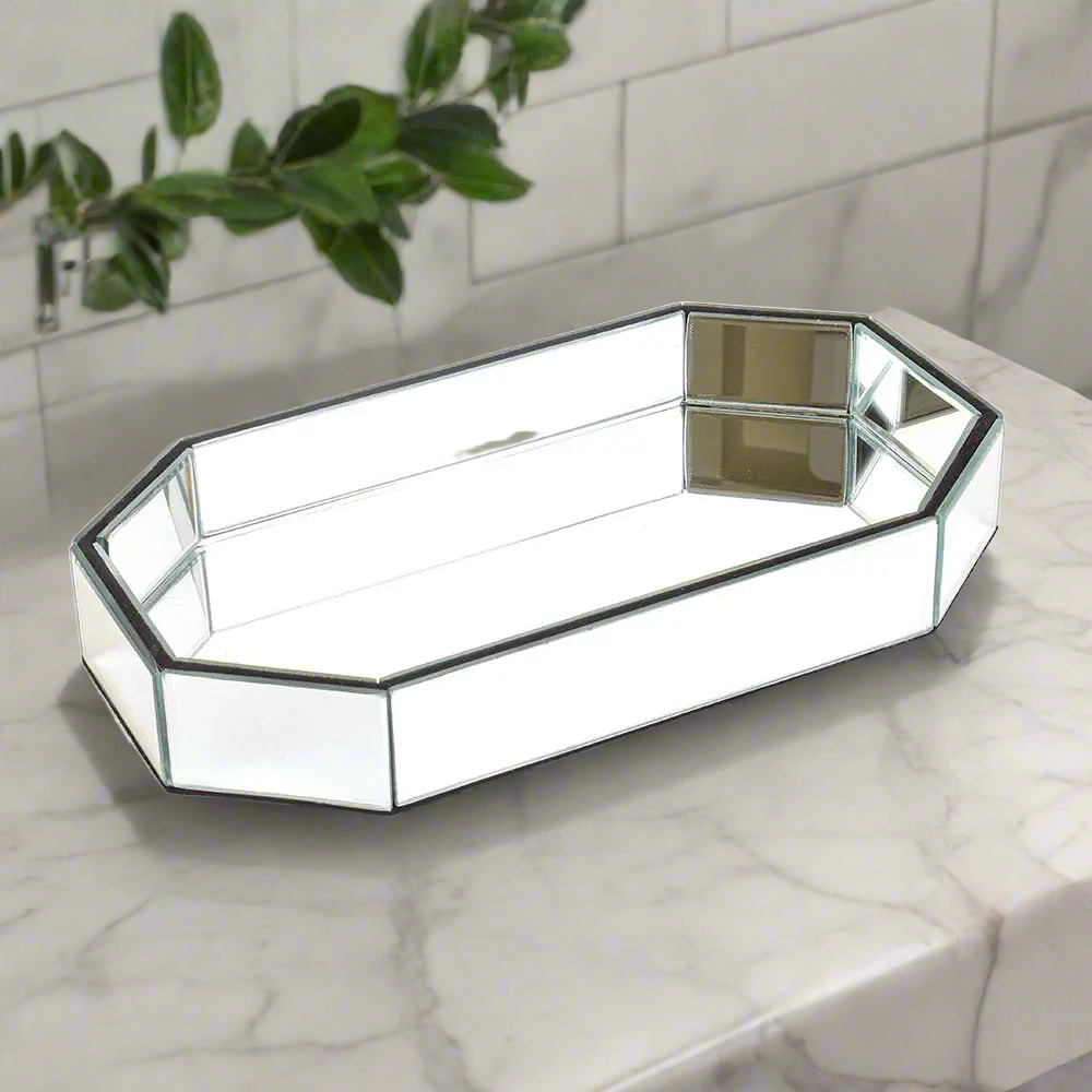 Mirror Towel/Vanity Tray | Clear | O'gon ICHKAN