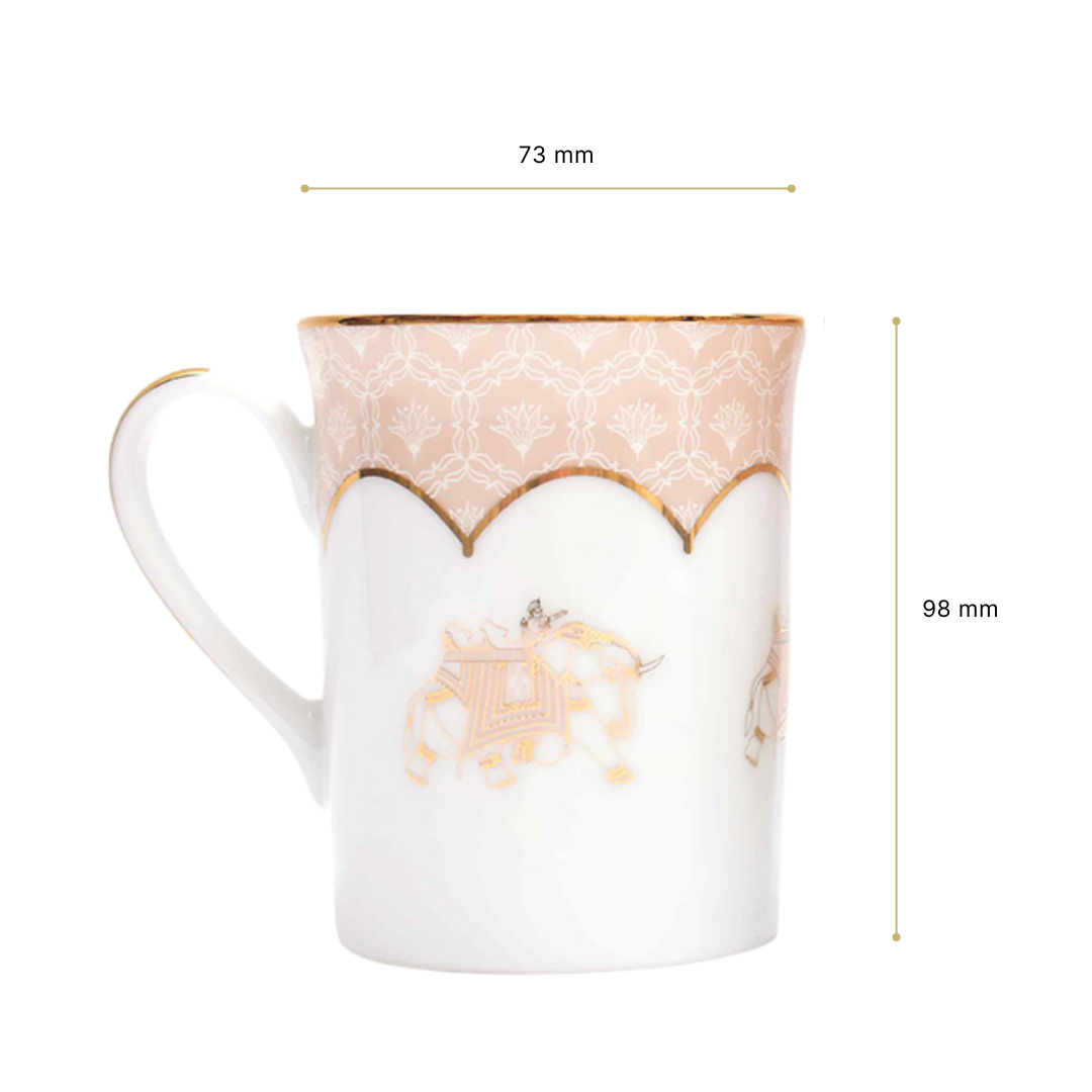 Classic Coffee Mug Set of 6 | Peach | Peach Legacy ICHKAN