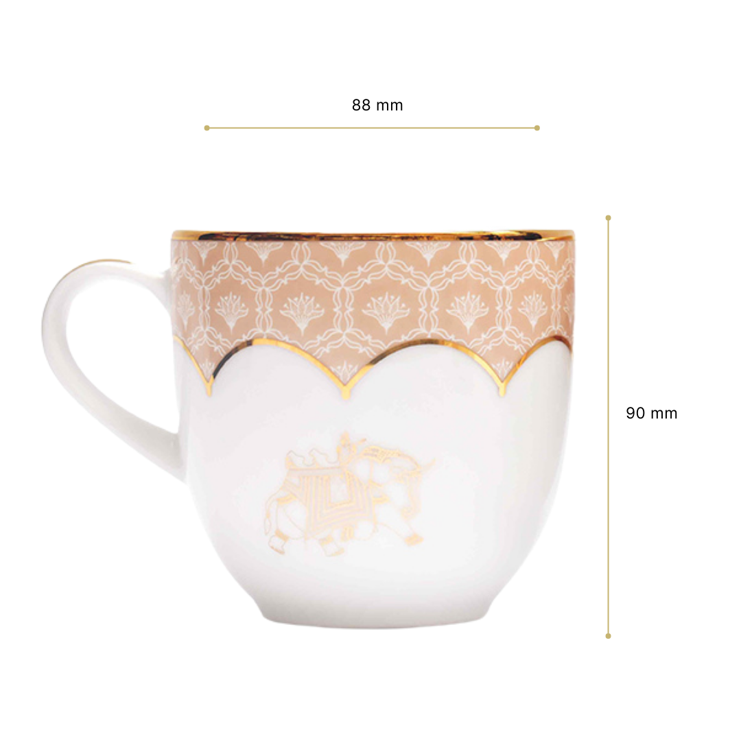 Pete's Coffee Mug Set of 6 | Peach | Peach Legacy ICHKAN