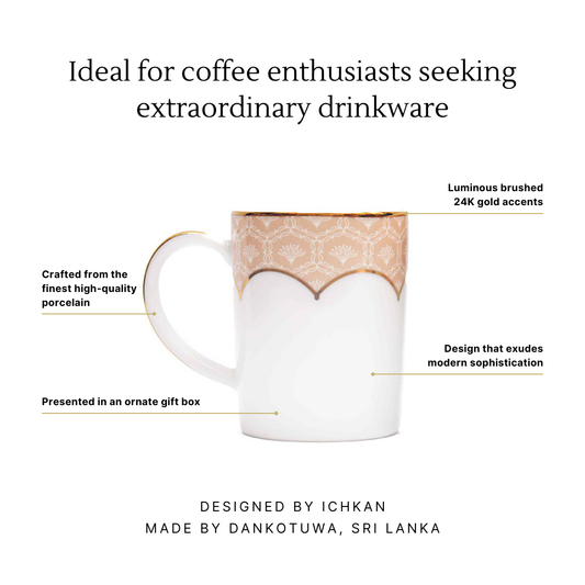 Slim Coffee Mug Set of 6 | Peach | Peach Legacy ICHKAN by Day To Day