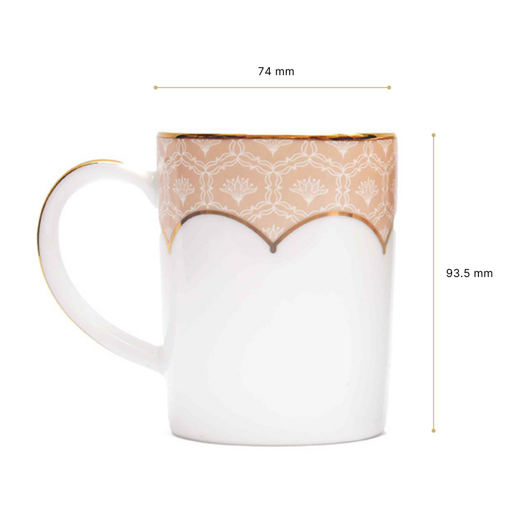 Slim Coffee Mug Set of 6 | Peach | Peach Legacy ICHKAN by Day To Day