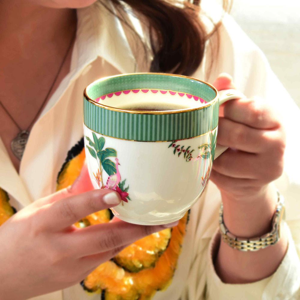 Pete's Coffee Mug Set of 6 | Green | Mayura ICHKAN