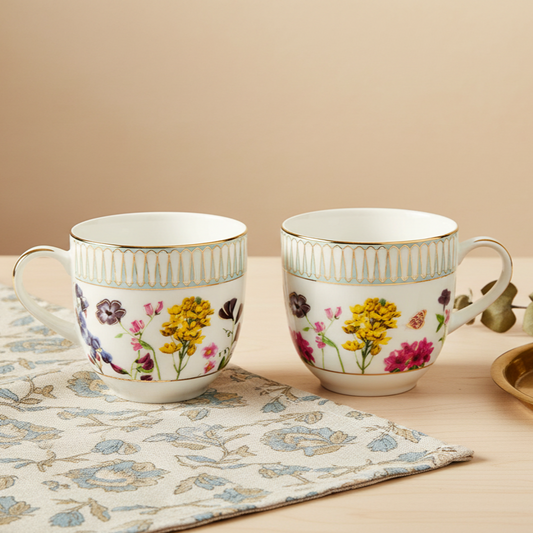 Pete's Coffee Mug Set of 6 | Yellow | Basant ICHKAN