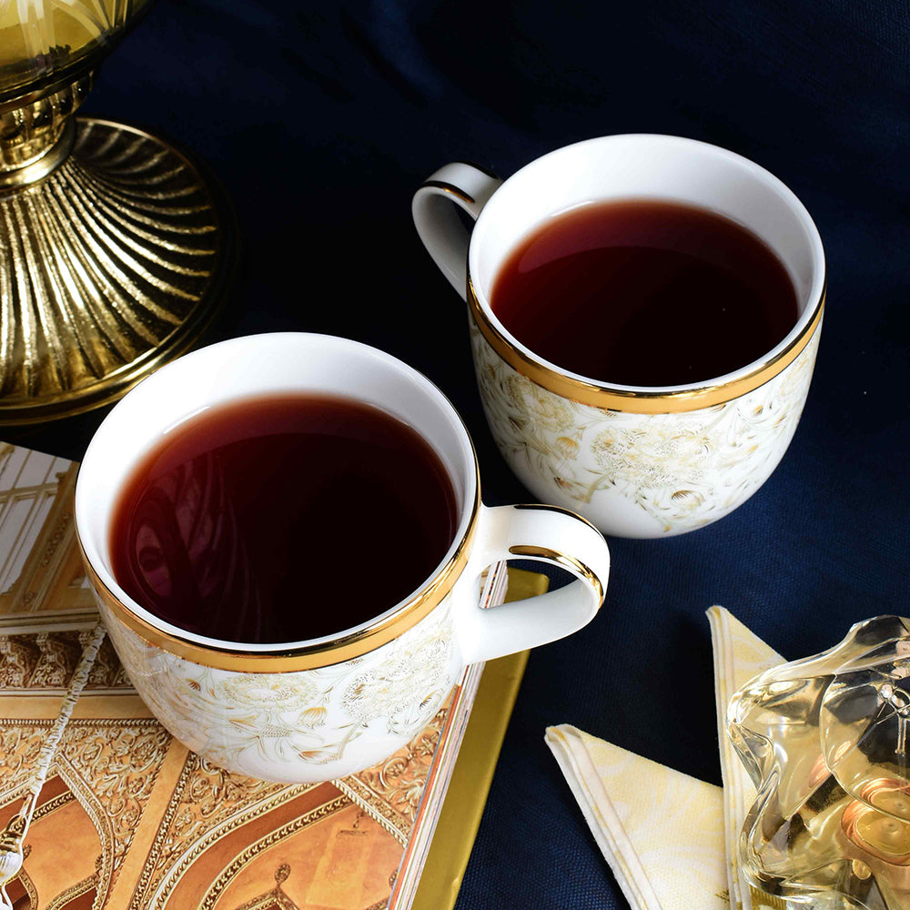 Pete's Coffee Mug Set of 6 | Yellow | Mustard Iris ICHKAN