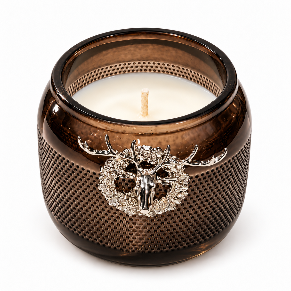 Quite Woods Scented Soy Wax Candle with Lid | Smokey Black ICHKAN by Day To Day