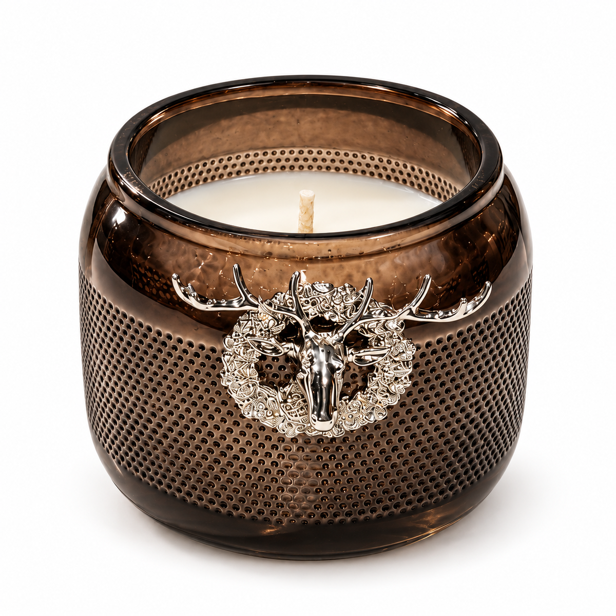 Quite Woods Scented Soy Wax Candle with Lid | Smokey Black ICHKAN by Day To Day