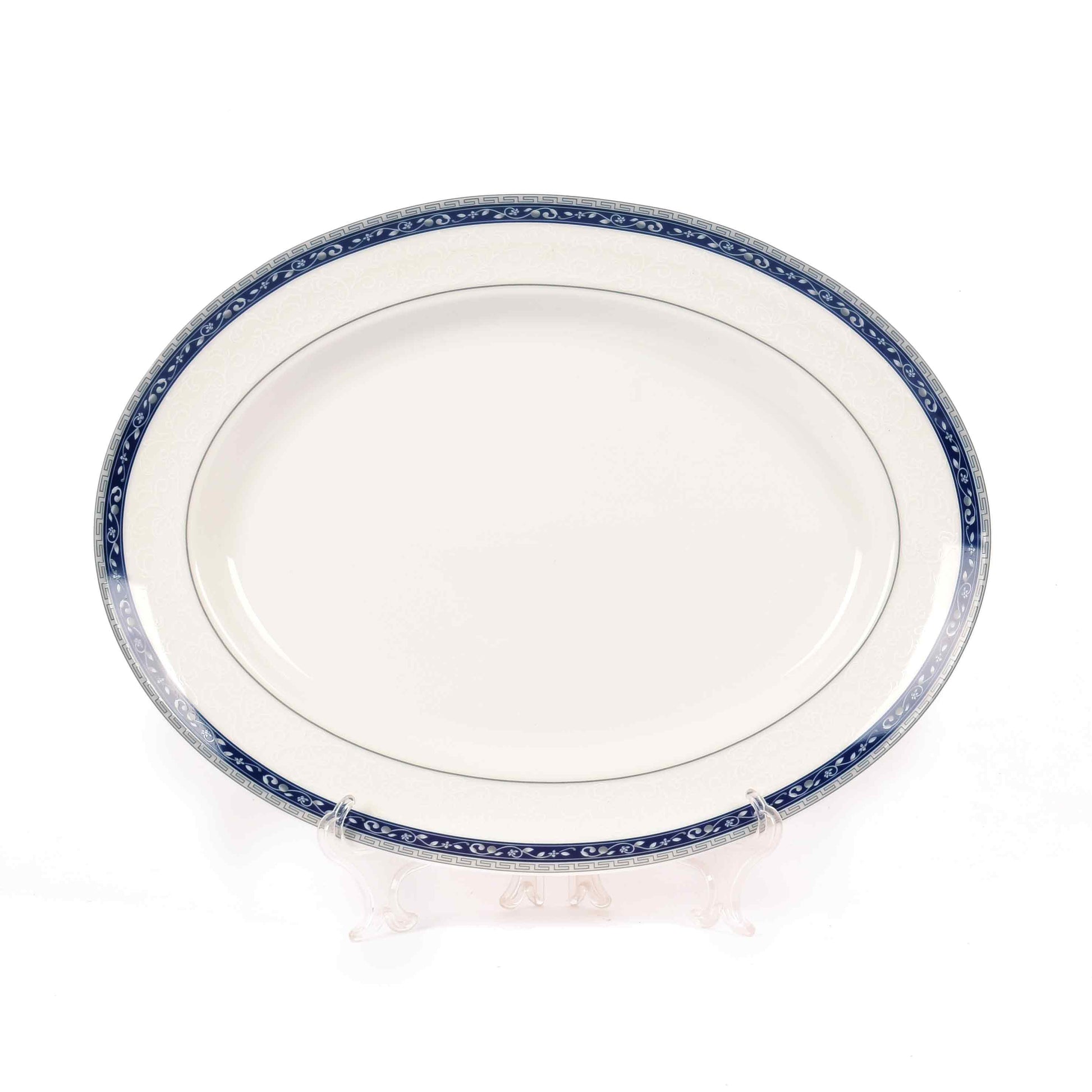 21 pc Dankotuwa Sri Lanka Dinner set | Blue | Dinole ICHKAN