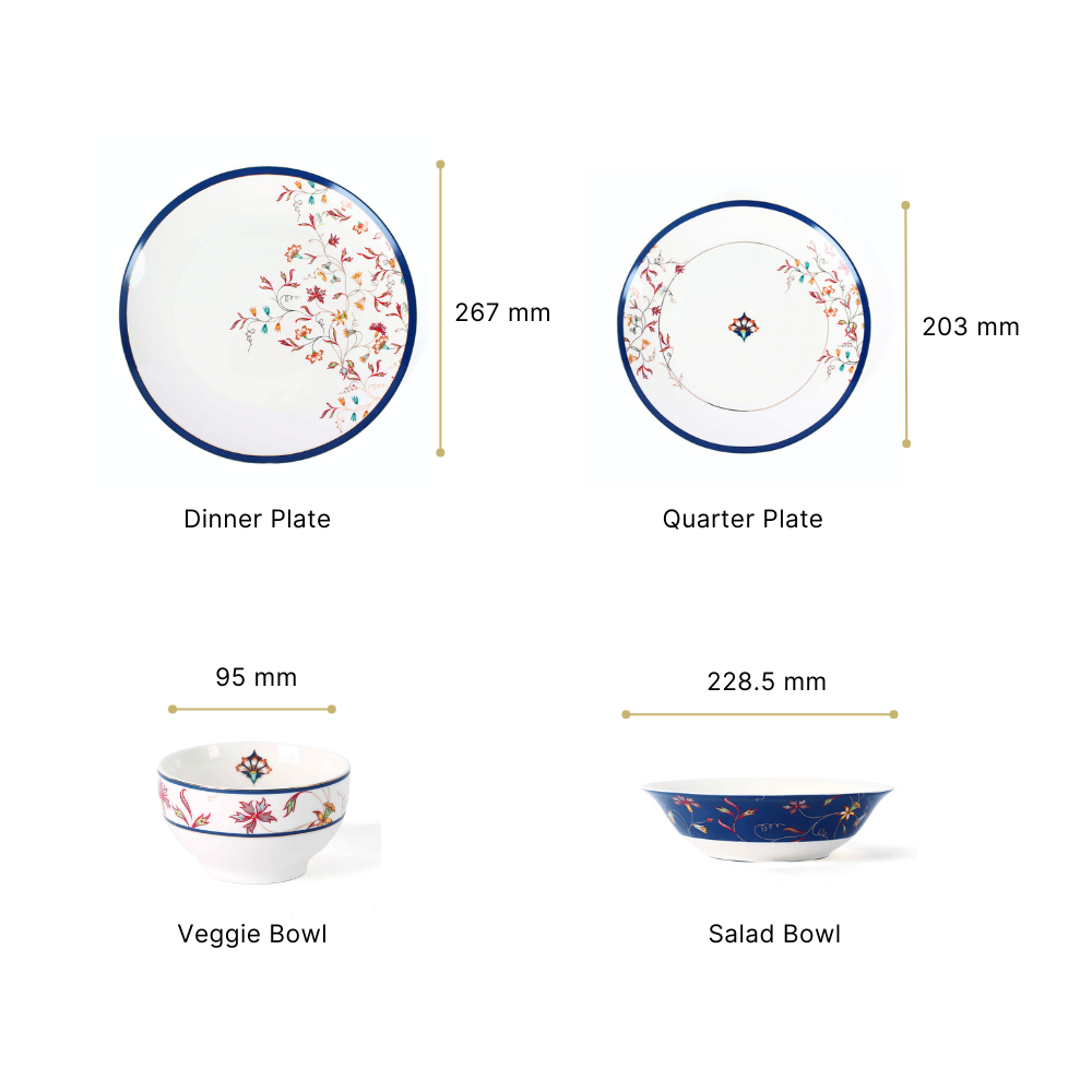 27 Pc Dinner set | Saaz | Ichkan Roots