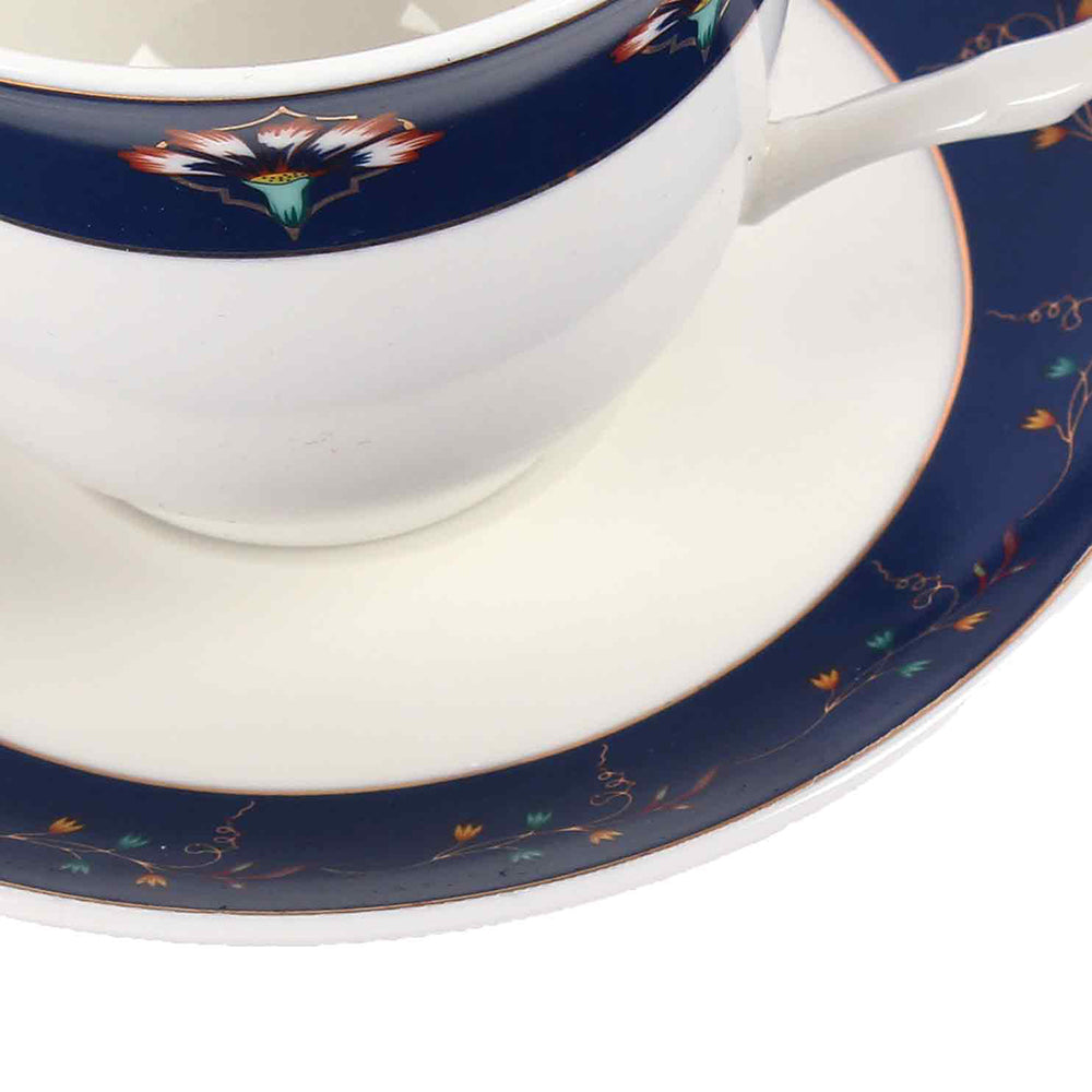 Tea Cup and Saucer Set 12 Pcs | Saaz | Ichkan Roots