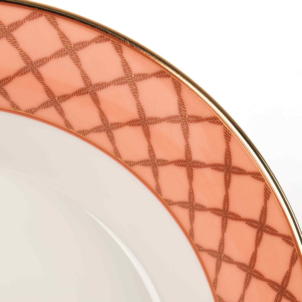21 pc Dankotuwa Sri Lanka Dinner set | Peach | Angel Rope ICHKAN