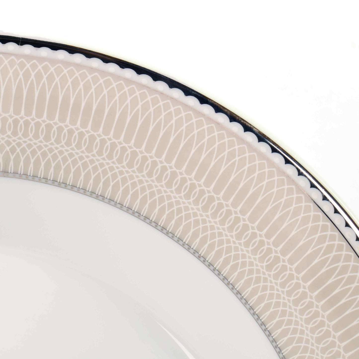 21 pc Dankotuwa Sri Lanka Dinner set | Beige | Shine Platin ICHKAN
