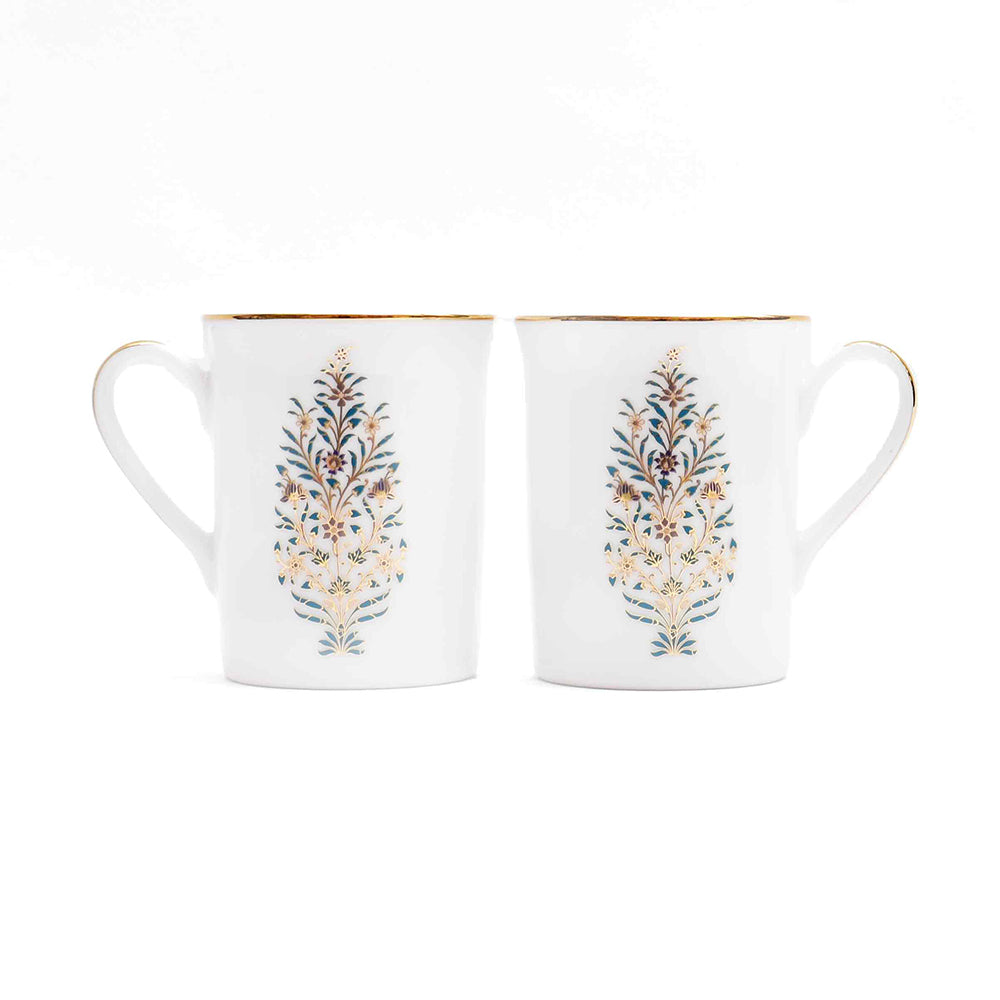 Classic Coffee Mug Set of 2 | Green | Shahi ICHKAN by Day To Day