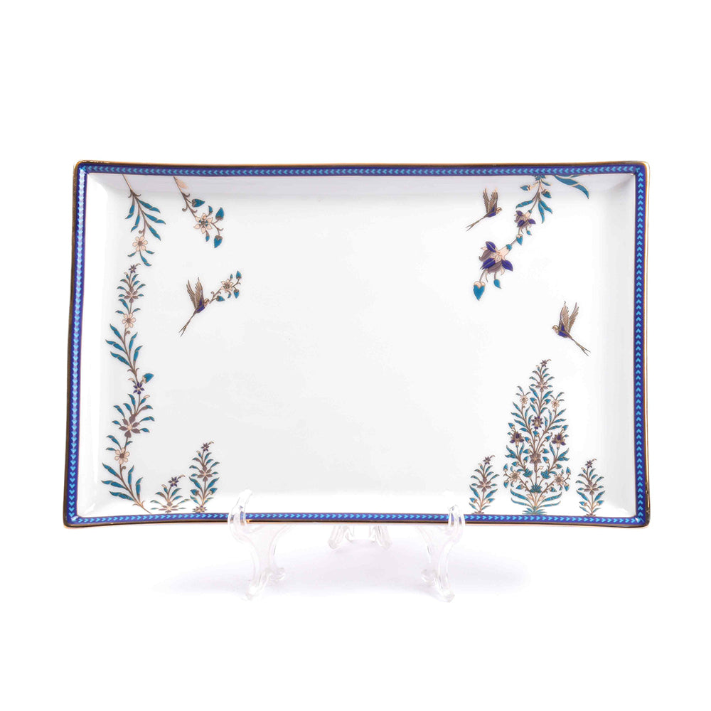 Rectangle Snack Tray/Platter Large | Green | Shahi ICHKAN by Day To Day