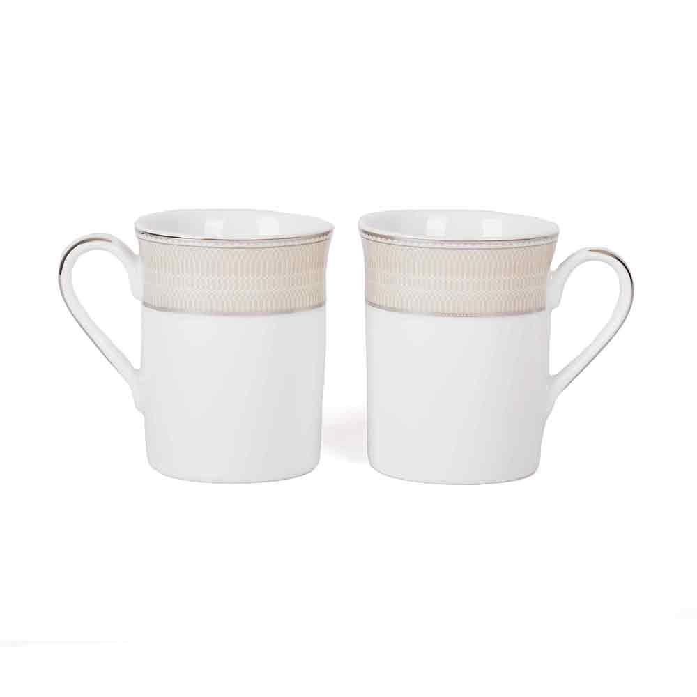 Mug Set 2pc with Gift Box | Beige | Shine Platin ICHKAN