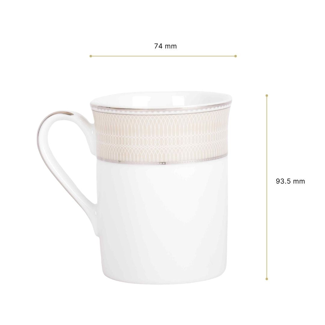 Mug Set 2pc with Gift Box | Beige | Shine Platin ICHKAN