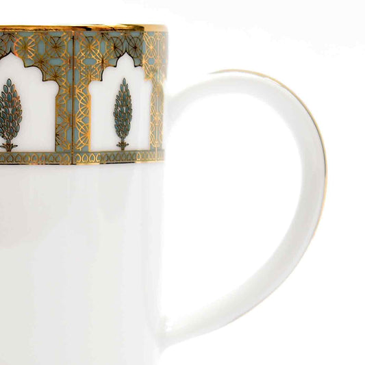 Slim Coffee Mug Set of 6 | Blue | Chinar ICHKAN
