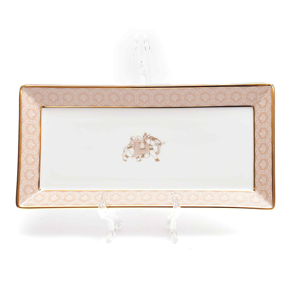 Rectangle Snack Tray/Platter Small | Peach | Peach Legacy ICHKAN