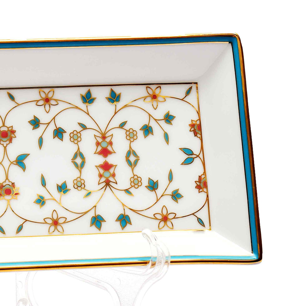 Rectangle Snack Tray/Platter Small | Blue | Mavi ICHKAN