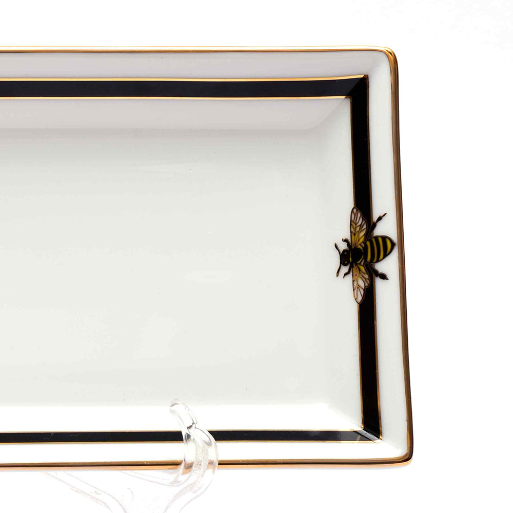 Rectangle Snack Tray/Platter Small | Black | Bee ICHKAN