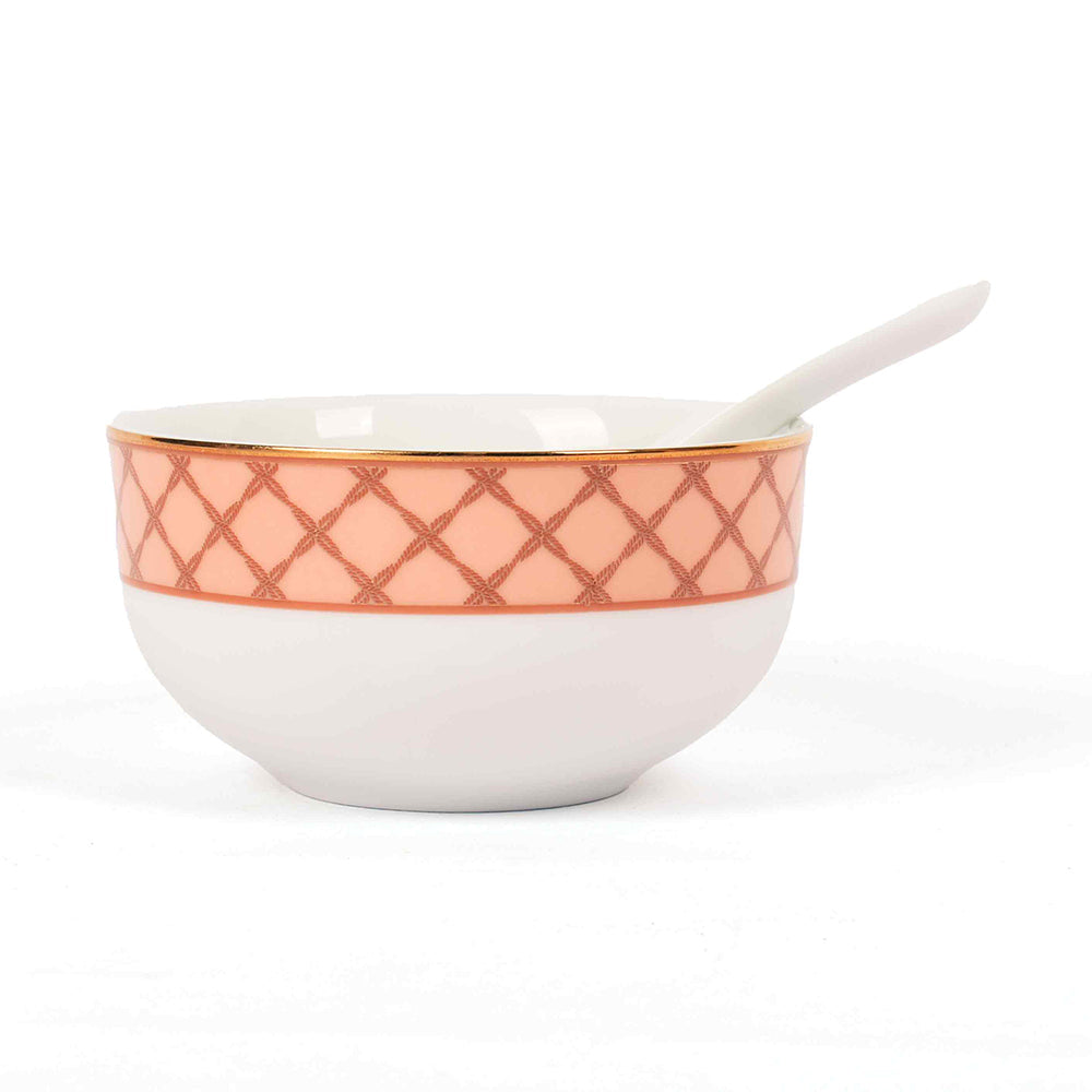 33 pc Dankotuwa Sri Lanka Dinner set | Peach | Angel Rope ICHKAN