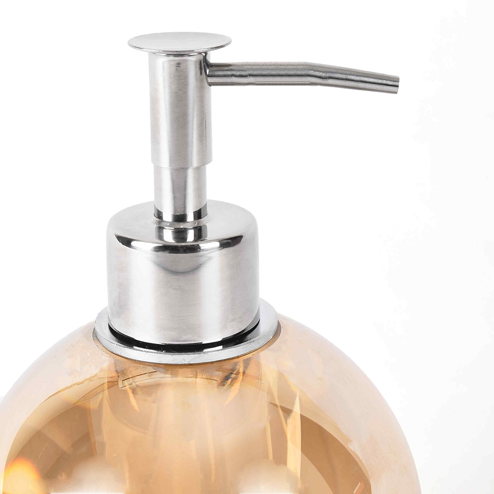 Crystal Sphere Soap Dispenser | Golden | Crystal Powder Room Utility ICHKAN by Day To Day