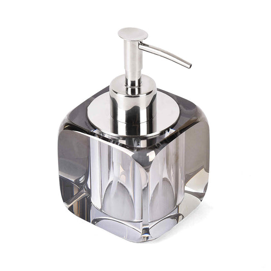 Crystal Square Soap Dispenser | Black | Crystal Powder Room Utility ICHKAN by Day To Day
