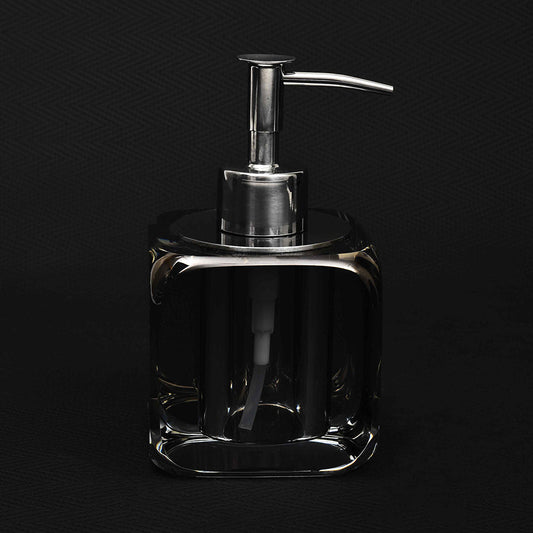 Crystal Square Soap Dispenser | Black | Crystal Powder Room Utility ICHKAN by Day To Day
